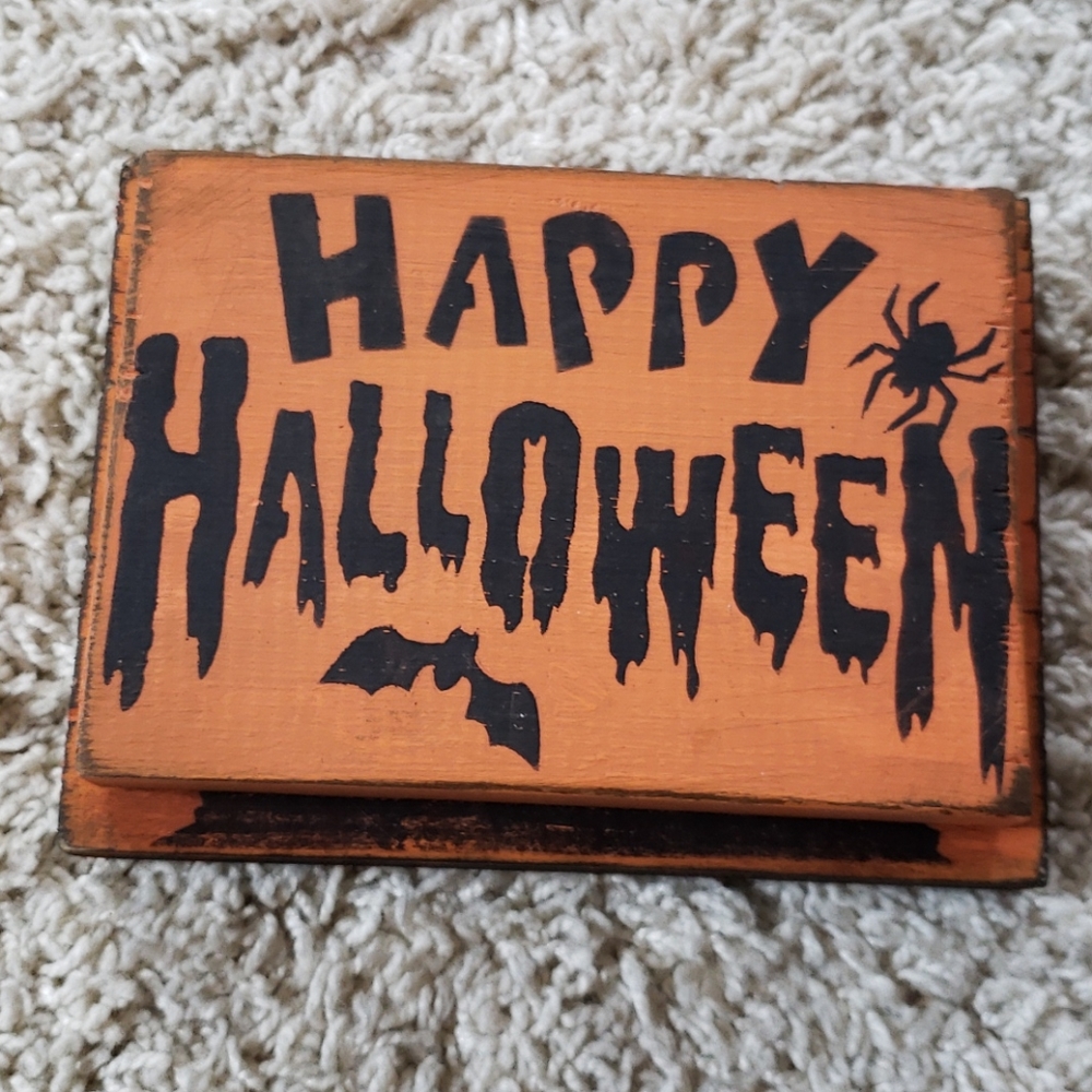 Halloween 2pc happy Halloween sign - Picture 4 of 8